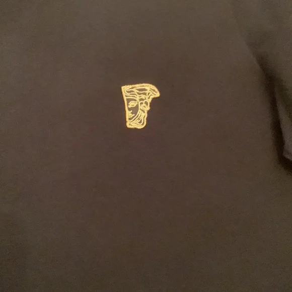 Versace Collection Black/Gold Medusa Logo.Men T-shirt. - Picture 3 of 5